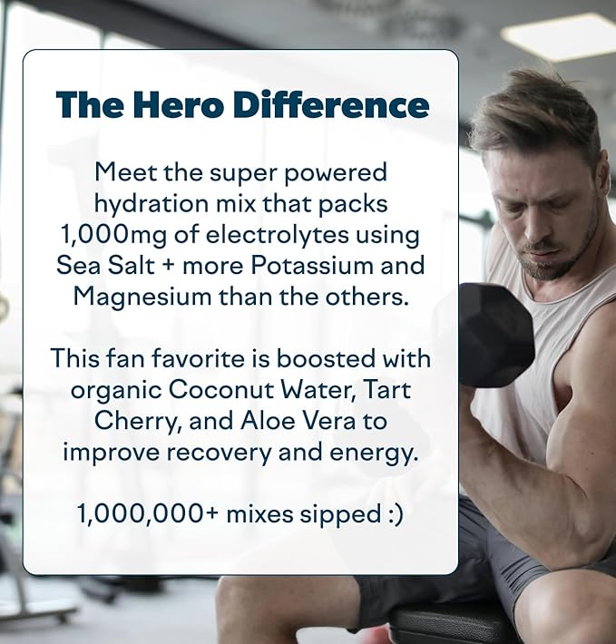 Feel Goods Hydration Hero Electrolyte Powder Bundle, 1,000mg, Magnesium, Organic Aloe Vera, L-Theanine, Vitamin C & B12, Sugar-Free, Keto, Non-GMO – Blue Raspberry & Guava Fresca 60 Servings