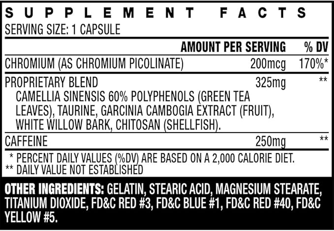Stacker 3 Metabolizing Fat Burner with Chitosan, Capsules, 100Count Bottle