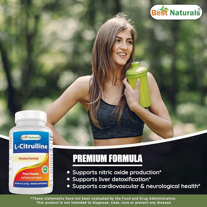 Best Naturals L-Citrulline Powder 8 OZ (8 OZ (Pack of 3))