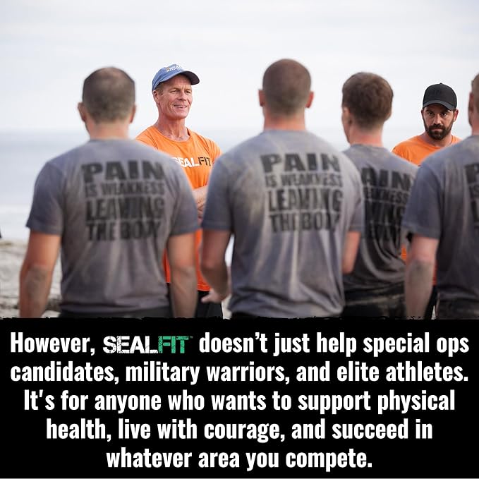 SEALFIT Testosterone Booster for Men. 5-in-1 Supplement with Boron, Tongkat Ali, Fadogia Agrestis, Stinging Nettle Root, and Saw Palmetto. for Energy Boost, Strength, & Muscle Recovery. 60 Capsules