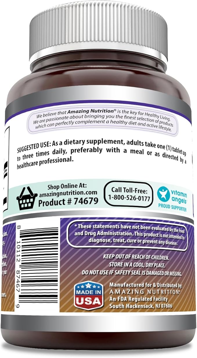 Amazing Formulas L-Arginine Supplement | 1000 Mg Per Serving | Tablets | Amino Acid Supplement for Women & Men | Non-GMO | Gluten Free | Made in USA (360 Count)