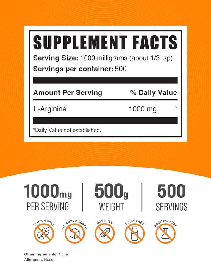 BulkSupplements L-Citrulline 500g + L-Arginine 500g Bundle