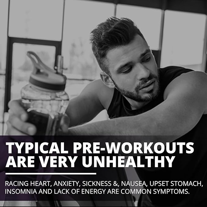 SPARQ Peak ATP Power & Performance Booster – 500mg ATP, D-Ribose, DMG & NAD+ – Boosts Muscle Mass, Energy, Stamina, Strength & Recovery – Caffeine-Free Pre-Workout Powder – 60 Servings – Unflavored