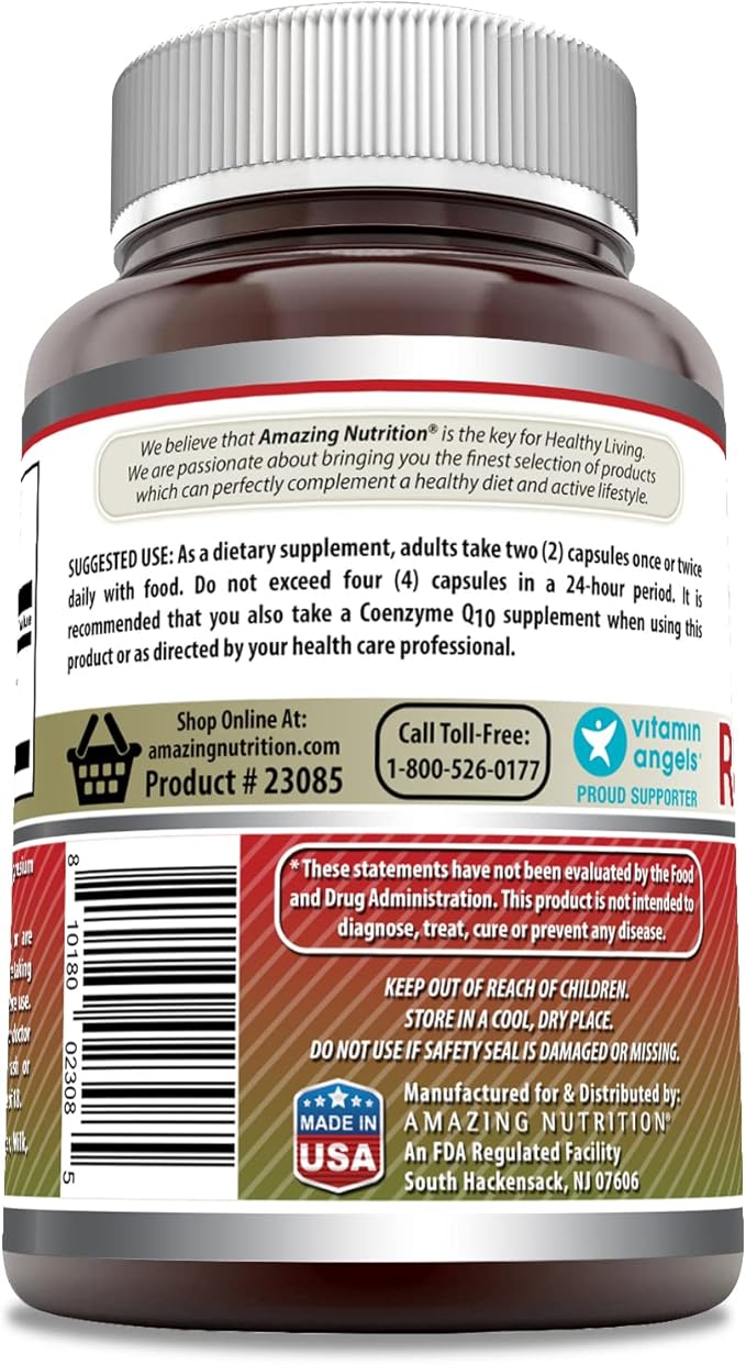 Amazing Formulas Red Yeast Rice 1200mg Per Serving 120 Capsules Supplement (Non-GMO, Gluten Free)