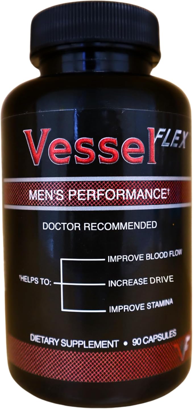Super Nitric Oxide Booster for Men - Heart Health Supplements - Blood Pressure, Flow & Stamina Support - L-Arginine, Beet Root, Ginseng