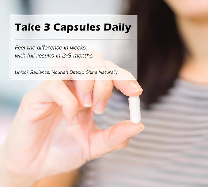 Collagen Pills Peptides Types I, II, III, V & X MCG Biotin Keratin Hyaluronic Acid MSM Vitamin A Vitamin C Vitamin E Folic Acid Zinc Magnesium with Grape Seed Extract, Quercetin