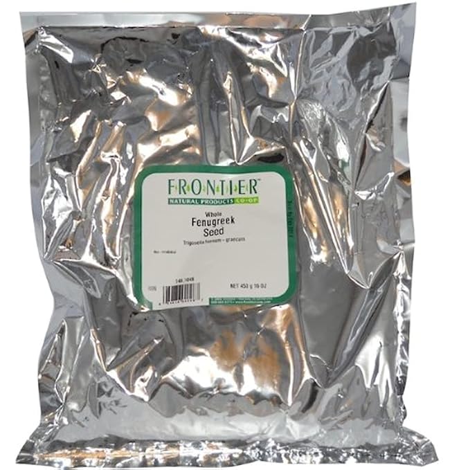 Frontier Co-op Fenugreek Seed Whole, Kosher | 1 lb. Bulk Bag | Trigonella foenum-graecum L.