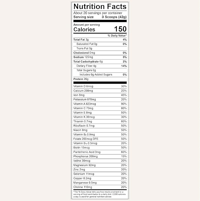 Kathy Ireland Nutrition Daily Essentials Plant-Based Protein Powder for Women, 26g Vegan Protein, Lean Meal Replacement - Chocolate
