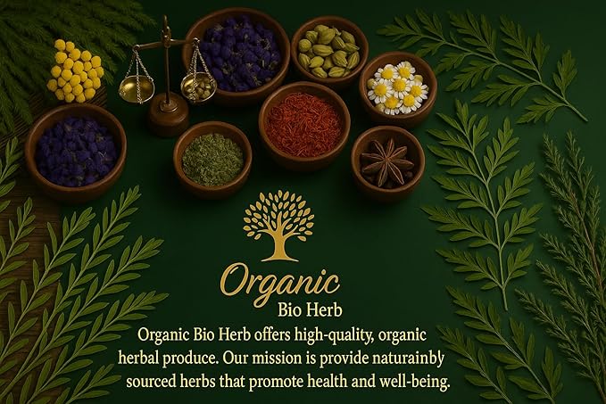 Organic Bio Herbs-Dried Echinacea Root – Echinacea Purpurea Herbal Supplement – Premium Quality, Non-GMO, Caffeine-Free, Promotes Natural Wellness (6 Oz)