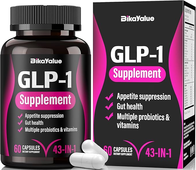 GLP-1 Alternative Supplement, Natural Extracts with Hops, Green Tea Extract, Garcinia Cambogia, Multivitamins, Probiotics, for Gut, GLP-1 Activate & Overall Health - 040