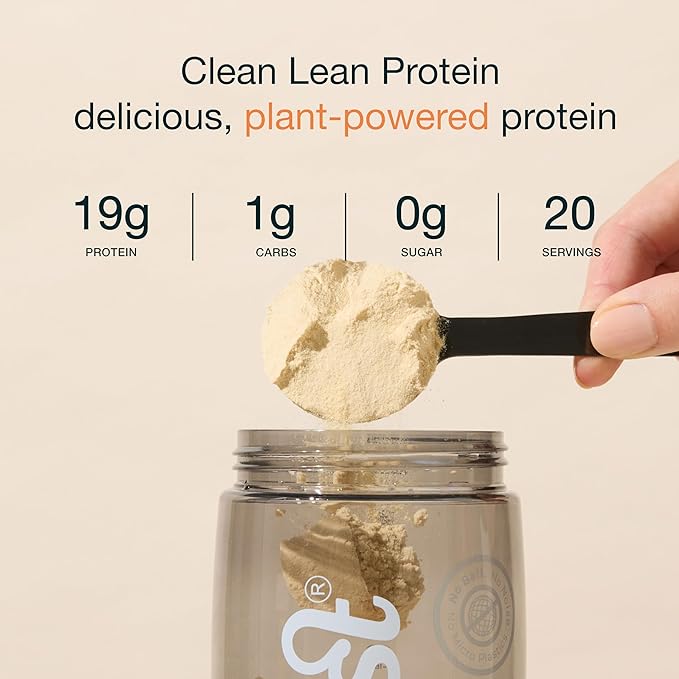 Nuzest - Pea Protein Powder - Clean Lean Protein, Premium Vegan Plant Based Protein Powder, Dairy Free, Gluten Free, GMO Free, Protein Shake, Chocolate Peanut Butter, 20 Servings, 1.1 lb