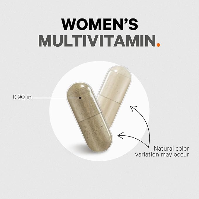 Codeage Women’s Daily Multivitamin, 25+ Vitamins & Minerals, Fermented, Organic Whole Foods, Probiotics Supplement - Vitamin A, B, C, D, E & K, Omega 3, Zinc – Vegan - 2 Pack