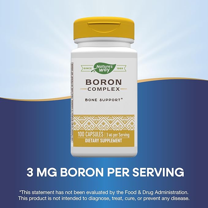 Nature's Way Boron Complex, Supports Bone Health*, 100 Capsules