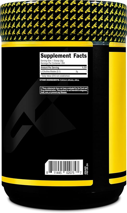 PrimaForce L-Citrulline Malate Powder, Unflavored Pre Workout Supplement, 500 Grams - Energy Support, Aids Recovery, Enhances Strength Performance – Vegan, Non-GMO