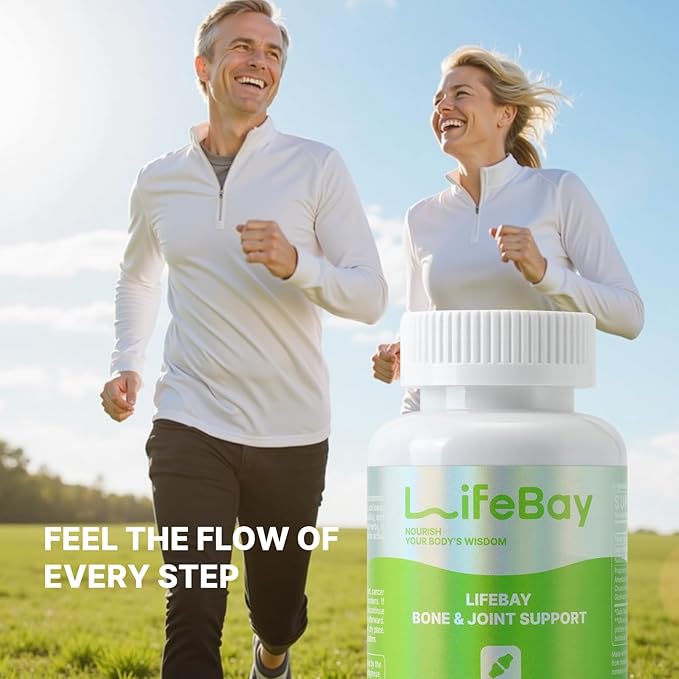 Bone & Joint Support Supplement Inspired by Chinese Herbal Wisdom for Mobility, Flexibility and Stability - with Notoginseng & Salvia - Made in USA - 60 Vegan Capsules