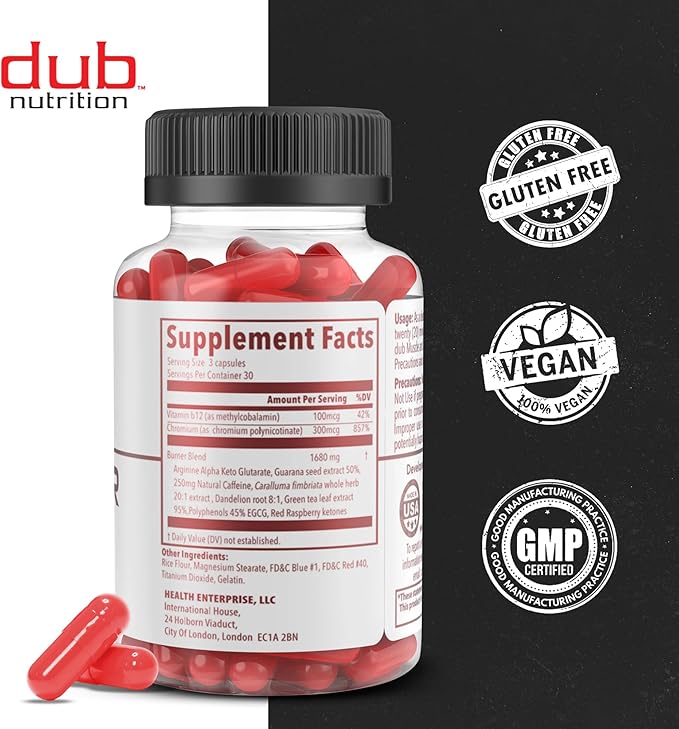 Burner - Advanced Supplement - Comprehensive and Effective Solution for Wellness and Vitality - 90 Capsules