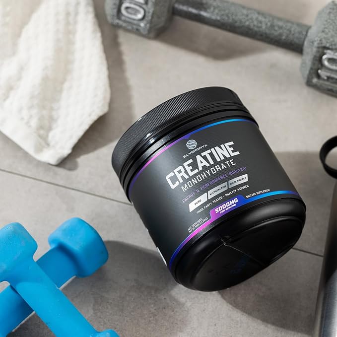 Creatine Nutritional Powder Supplements 5000mg (5g) - Pure Micronized Creatine Monohydrate Unflavored, Keto Friendly - Creatine Supports Muscle Growth & Strength, Vegan, Gluten-Free - 60 Servings
