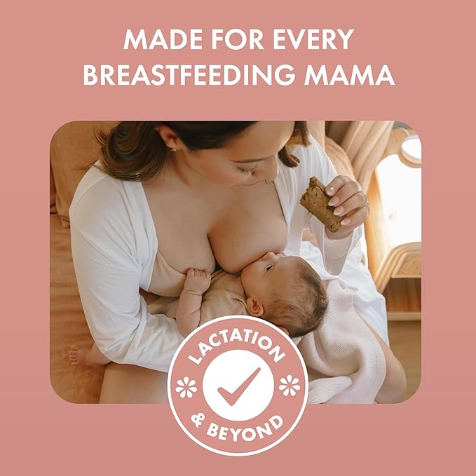 Boobie Bar Superfood Peanut Butter Lactation Bar for Breastfeeding Moms to Increase Milk Supply | #1 Selling Lactation Snack Bars | Vegan, Fenugreek-Free, Gluten-Free, Dairy-Free (7 Bars)