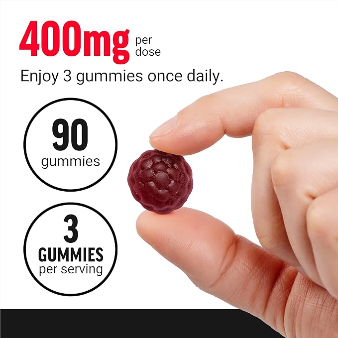 Force Factor Longjack Tongkat Ali Gummies, Tongkat Ali for Men to Support Male Vitality and Drive, 400mg Tongkat Ali with BioPerine, Mixed Berry Lemonade, 90 Gummies