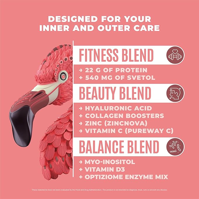 Fitmingo Vegan Protein Powder with Inositol, Collagen Boosters, Hyaluronic Acid and Vitamins | Low Carb, Dairy Free, Low Calorie | 22g Plant Based Mocha Protein Powder with Myo-Inositol