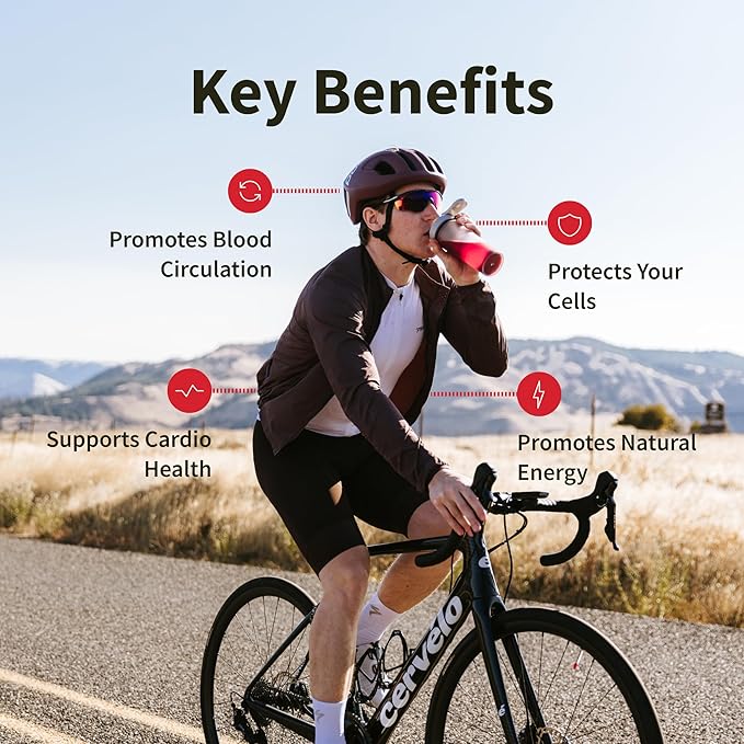 Snap Supplements USDA Organic Beet Root Powder, 3-in-1 Nitric Oxide Supplement, Support Healthy Blood Pressure and Blood Circulation, 250g (10 Stick Packs, Original Berry)