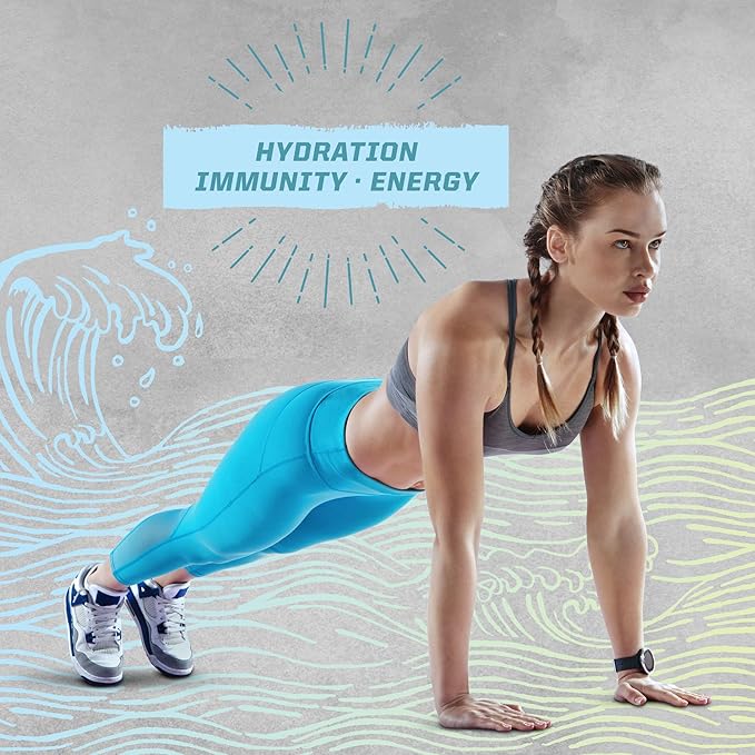 Sunwarrior Vegan Hydration Blend Electrolyes Supplement | Elderberry Coconut Water Real Salt Soy Free Sugar Free Synthetic Free Gluten Free Dairy Free | Coconut Berry 30 Servings | Active Hydration