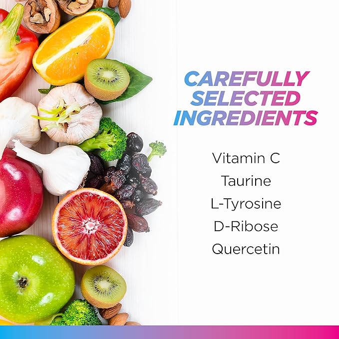 Livingood Daily Electrolytes Powder No Sugar - Keto Electrolytes Hydration Powder with Vitamin C, Taurine, D-Ribose & FOS - Sugar Free Electrolyte Drink Mix - 30 Servings, Berry Frost