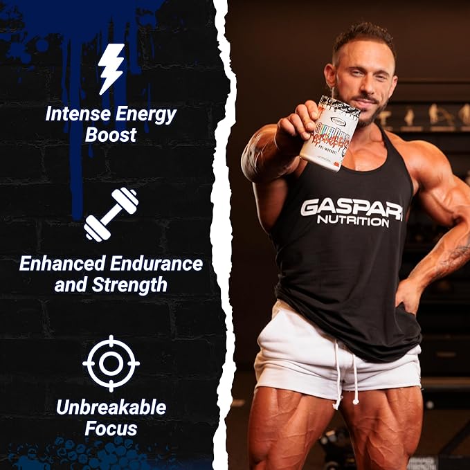 Gaspari Nutrition SuperPump Aggression Pre-Workout: Energy, Focus, Endurance, Recovery, Creatine and Caffeine (25 Servings, Berry Berry Angry)