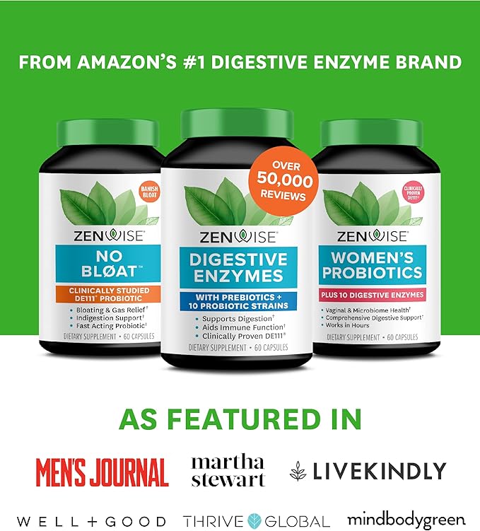 Zenwise Health Green Tea Extract, Joint Support, Free Travel Size Enzymes