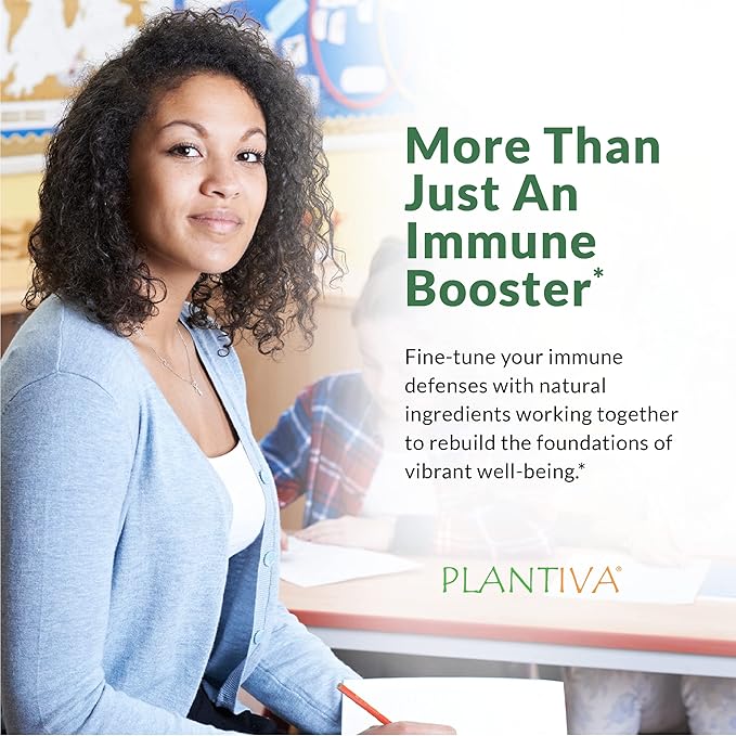 ImmuneDx Healthy Immune Boost Daily Herbal Supplement, Natural Resistance, Whole Body Defense with Echinacea & Ginseng - Vegan - 60 Capsules