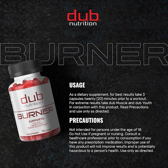 Burner - Advanced Supplement - Comprehensive and Effective Solution for Wellness and Vitality - 90 Capsules