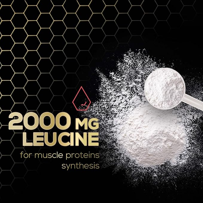 BCAA Powder 4g BCAA Amino Acids 2:1:1, 1g L-Glutamine, Vitamin B6 Complex - Energy Daily Powder Replenisher Post Workout - Muscle Recovery Support Drink for Men & Women, Sugar Free, Keto - 45 Servings