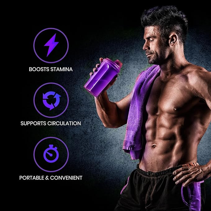 Extra Strength Male Enhancing Supplement Powder–Tongkat Ali, Maca Root, Beet Root, Horny Goat Weed, L-Citrulline–Nitric Oxide Booster & Testosterone Support for Men (Berry-12 Sticks)