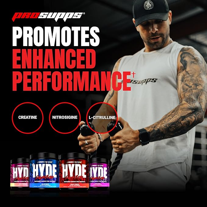 PROSUPPS Mr. Hyde Signature Pre Workout Powder with Creatine, Beta Alanine & Caffeine - Performance, Energy & Endurance - Clean Fitness & Gym Supplements for Men & Women (Pixie Dust, 30 Servings)