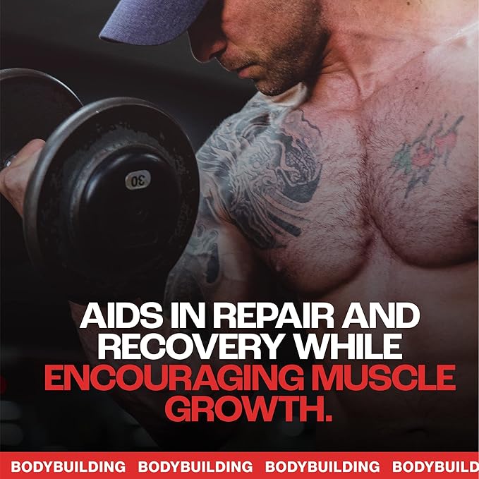 Muscle Maker Post Workout Serum: Enhanced Men's Health with Antioxidant Boost. Immunity Powerhouse, Vitamin C & Zinc. Creatine for Fitness, Energy & Focus. Raspberry 5.1 Fl Oz