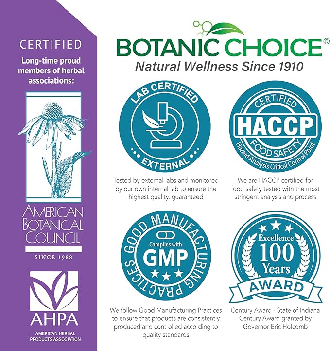 Botanic Choice Passion Flower Liquid Extract - Alcohol-Free Herbal Supplement, Traditional Support for Relaxation - 1 Fl. Oz
