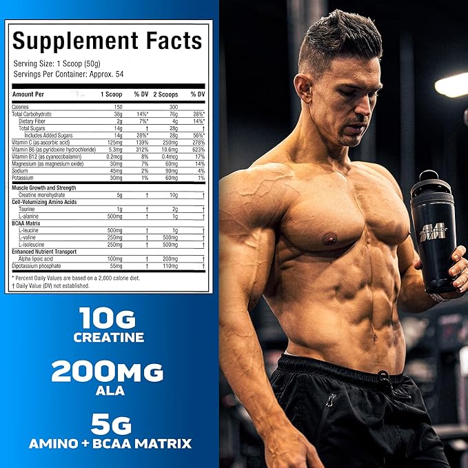 Creatine Monohydrate Powder | MuscleTech Cell-Tech Creatine Powder | Post Workout Recovery Drink | Muscle Builder for Men & Women | Musclebuilding Creatine Supplements | Fruit Punch, 6 lbs (56 Serv)