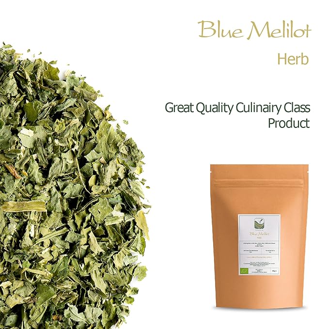 Melilot Blue Organic Herb - blue fenugreek - Meliloti coerulea, Trigonella caerulea