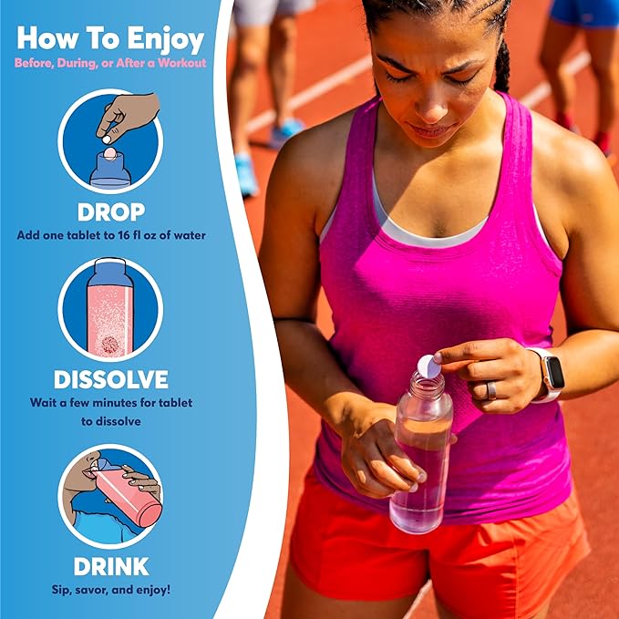 Nuun Energy Electrolyte Tablets with Ginseng, Caffeine from Green Tea Extract, Vitamin B12, B6, B5, Magnesium & 4 Other Electrolytes, Gluten Free & Vegan, Mixed Flavors, 4 Pack (40 Servings Total)
