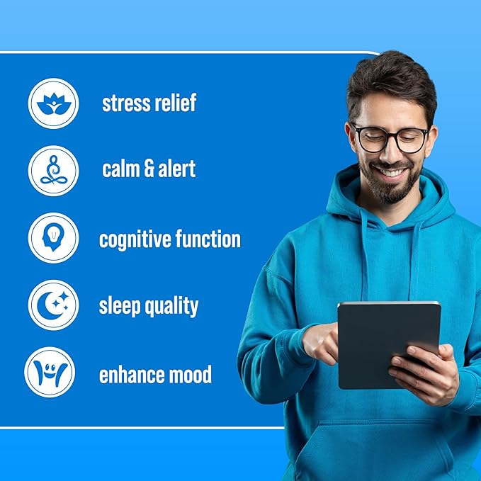 NutraChamps L-Theanine 200mg Capsules | Double-Strength L-Theanine Liquid with Vitamin D3, Organic Coconut Oil | Supports Mood, Focus, Stress Relief | L-Theanine for Kids & Adults | 60 Vegan Capsules