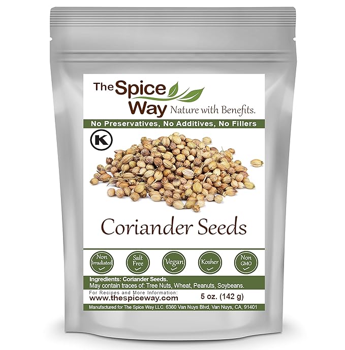 The Spice Way Fenugreek Seeds 8 oz, Coriander Seeds 5 oz, Fennel Seeds 8 oz