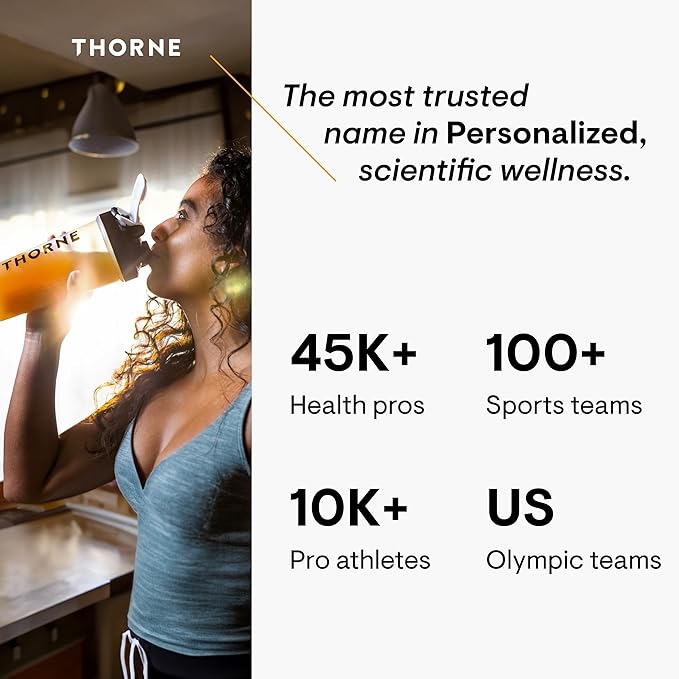 THORNE - Creatine - Creatine Monohydrate, Amino Acid Powder - Support Muscles, Cellular Energy and Cognitive Function* - Gluten-Free, Keto - NSF Certified for Sport - 32 Oz - 180 Servings