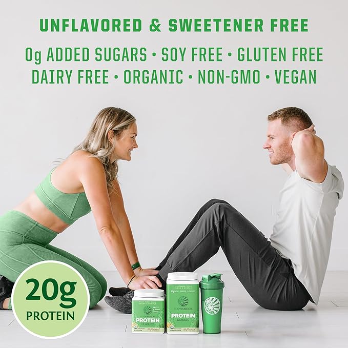 Brown Rice Protein Powder with Bcaa & Amino Acids Raw Rice Protein Shake Gluten Free Low Carb Dairy Free | Plant Based Classic Sprouted Brown Rice Protein Powder Natural 375g by Sunwarrior
