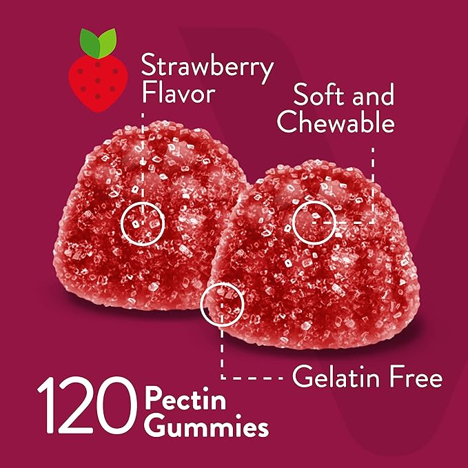 Viteey Vitamin B Complex for Adults with Vitamin C, B6, B12, Niacinamide, Folic Acid, Biotin, Calcium - Supports Energy & Metabolism - Vegan, Gluten Free, Gelatin Free - Chewable Strawberry Flavored