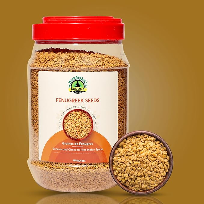 Buddha Spice Inc. Fenugreek Seeds - 1800g (63 oz)