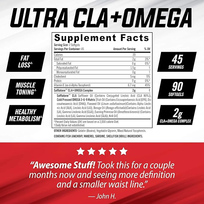 iSatori L-Carnitine LS3 Bombsicle 3000mg (32 Servings) & iSatori Ultra CLA (90 Softgels)
