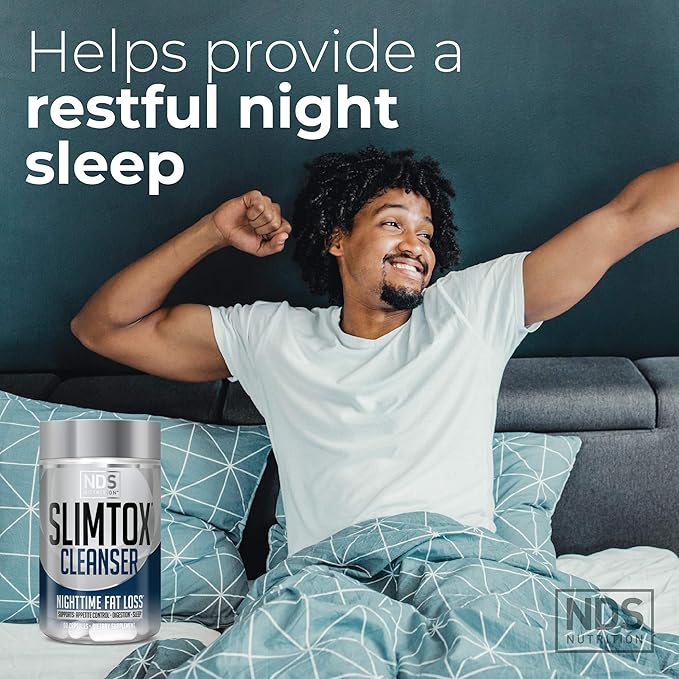 NDS Nutrition Maximum Fat Loss Support Through Appetite Control, Restful Sleep, Digestive Health - CLA, Chamomile, Safflower Oil - Stimulant Free Dietary Supplement - 90 Capsules …