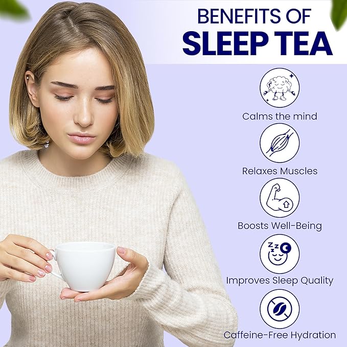 Kintra Foods Sleepy Loose Leaf Tea | Herbal Blend for Relaxation and Restful Sleep Tea | Caffeine Free with Chamomile, Lavender & Passion Flower | Soothing Sleep Aid | 40g (40 Servings) (Sleepy)