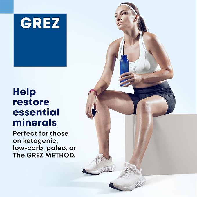 GREZ ELEC-Vital Sugar Free Electrolyte Pills - Electrolyte Capsules - Complete Keto Electrolytes Supplement Mineral Support, Zinc Salt Pills for Fasting Electrolytes - 90 Caps, 30 Days