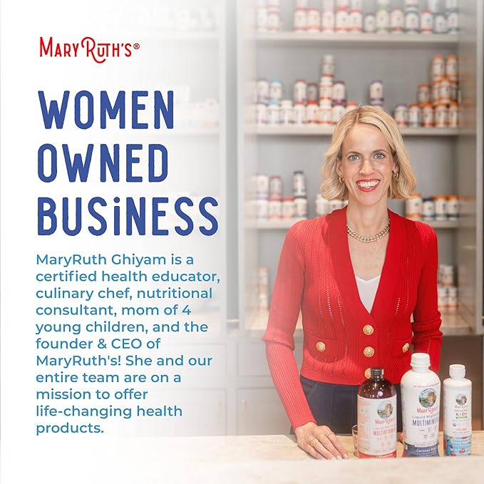 MaryRuth's Liquid Nighttime Multimineral | NO Melatonin | Bedtime Routine | Magnesium Citrate | Calcium | Zinc | Vitamin D3| Available in 4 Flavors | Vegan | Sugar Free | Gluten Free | 15.22 Oz